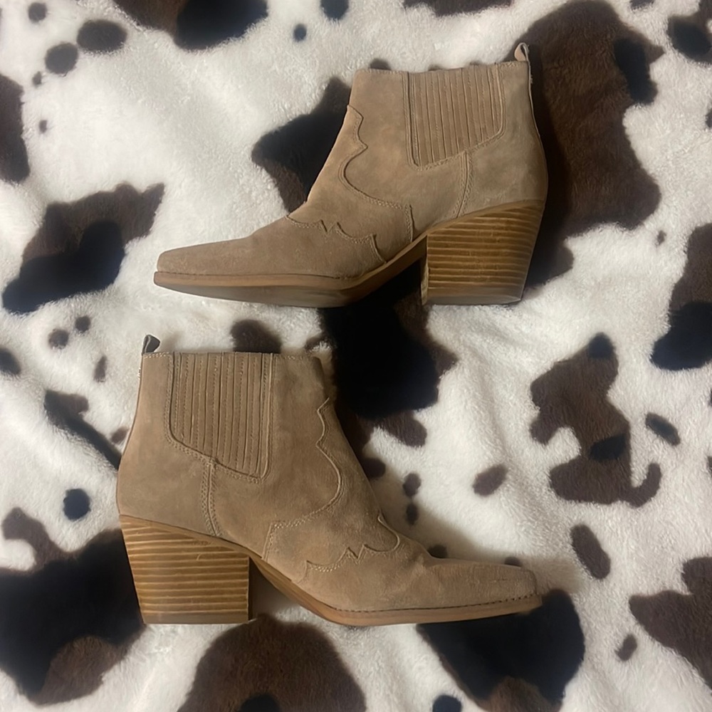 Women’s Sam Edelman | Winona Bootie | Suede | western boot | size 10 | camel